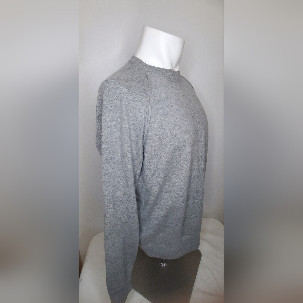 Brunello Cucinelli -size 52/L - Luxury Elegant Gray Cashmere Sweater - Picture 2 of 10